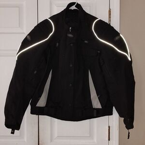 Ladies Cortech Fusion by TourMaster  Padded Motorcycle Jacket  Sz L (12-14)